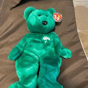 Beanie Babies TY Irish Green Shamrock